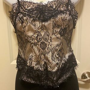 Black Lace Corset!